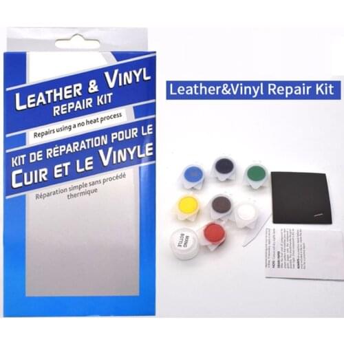 Sofas Leather Vinyl Repair Tool DIY Kit No Heat Liquid Car Seat Hole Rips Burns M2ED