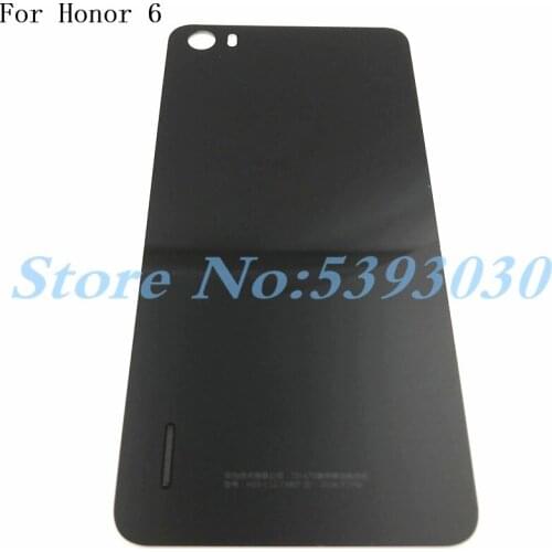 New 5.0 inches Back Housing For Huawei Honor 6 Back Cover Case Battery Rear Door with Adhesive Replacement Parts