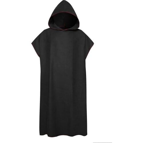 Surf Poncho Changing Towel Quick-Dry Robe with Hood Microfiber Beach Blanket Bath Towel Swim Towel Wetsuit Beach Poncho