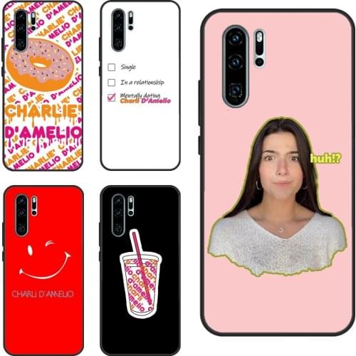Charli Damelio Donut For Huawei P30 Lite P40 P20 Pro Nova 5T P Smart 2019 Case For Honor 20 10 X Lite 8X 9X
