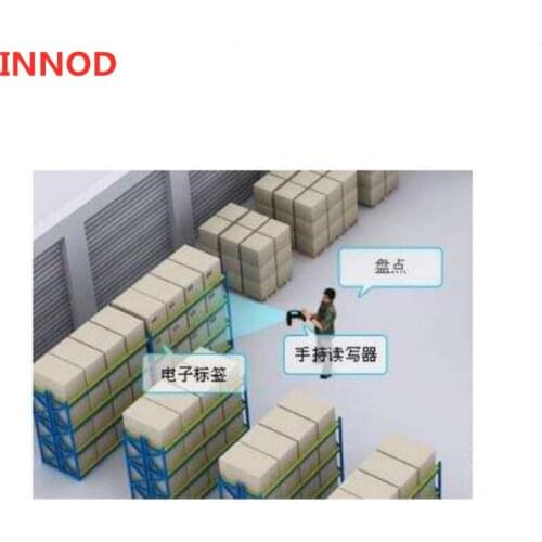 1-7meters long range tags scanner multi tags reading detectors 2D bar code wireless assets tracking handheld uhf rfid reader