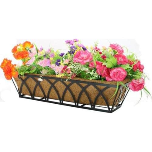 Long Arc Shape Fiber Replacement Liner for Plastic Flower Pots Orchid Balcony Planting Coconut Palm Wall Hanging Flower Pot 4