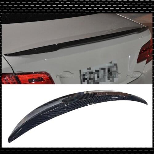 Carbon Fiber Rear Trunk Lip Spoiler For BMW 3 Series E92 M3 2008-2014 P Style High Kick Wing Car Styling