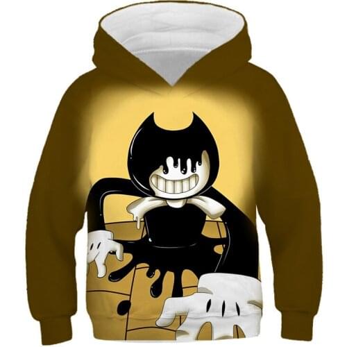 Adventure Thriller Horror Game Bandy 3D Print Long Sleeve Sweatshirt For Boy Girl Casual Autumn Winter Hoodies Children Pullover