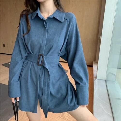 TingYiLi Women's Corduroy Shirts