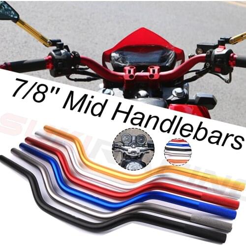 Universal Motorcycle Handlebars Riser Clamps adapter Motorbike Aluminum Alloy Sand Blasting Technology Finished