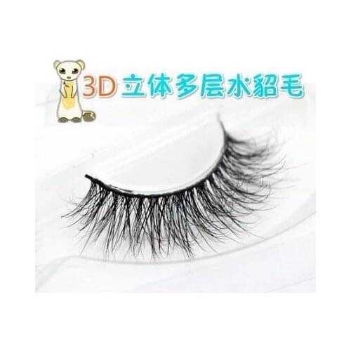 Top Eyelashes 3D Mink Lashes Thick HandMade Full Strip Lashes Transparent terrier Mink Lashes Style False Eyelashes Eageleyelash