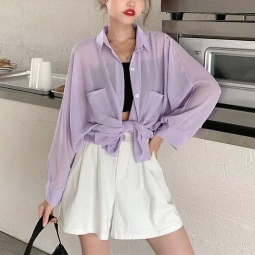 VOLAC Womens Chiffon Blouses