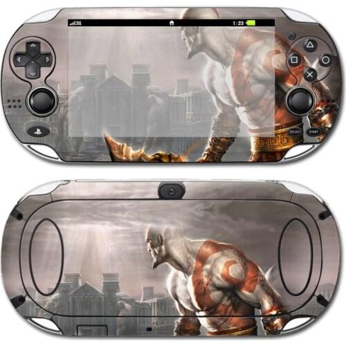 Vinyl Skin Sticker Protector For Sony PSvita 1000 For PSv 1000 Decal - God of War