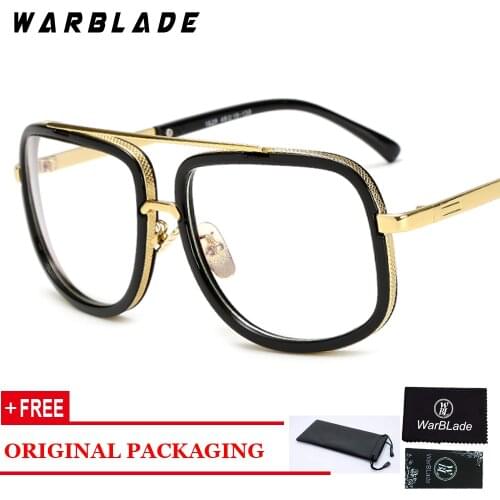 Eyeglass frames eyewear square clear glasses mens spectacles transparent glasses clear frame retro fake glasses 2018 fashion