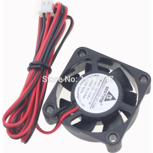 10PCS Lot Gdstime 3D Printer 12v 2Pin Cooling Fan 1Meter 4cm 40mm 40x10mm Extruder Electronics Prints