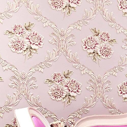 53*950cm Ptch Rural Pastoral Nonwoven Garden Flower Wallpaper Hotel Home Bedroom Supplies