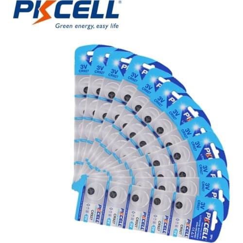 60Pcs 12Card Button Lithium Cell Batteria CR927 3v Button Cell Coin Batteries Tabs 30mAh Digital Products DL927 ECR927
