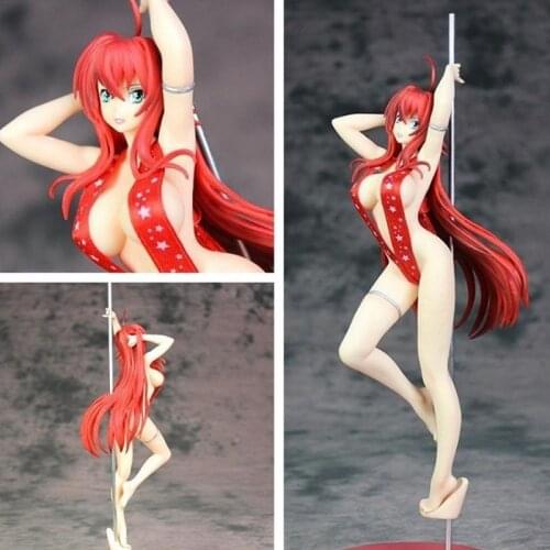 Anime Sexy Girls High School DxD Rias Gremory PVC Action Figure Highschool Pole Dance Ver. Collection Model