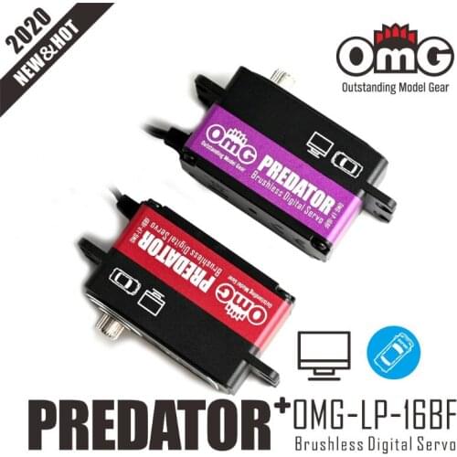 OMG PREDATOR+ OMG-LP-16BF Competition Class Full Metal Brushless Digital servo fit in 1/10 Drift,touring car