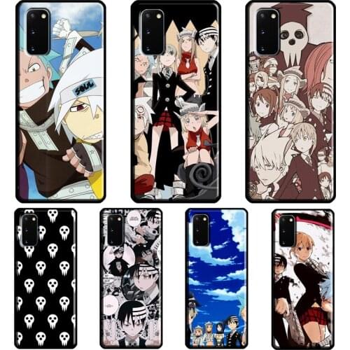 Hot anime Soul Eater Case For Samsung Galaxy S21 Ultra S20 FE Note 20 Ultra Note 9 10 S8 S9 S10 Plus S10e Cover