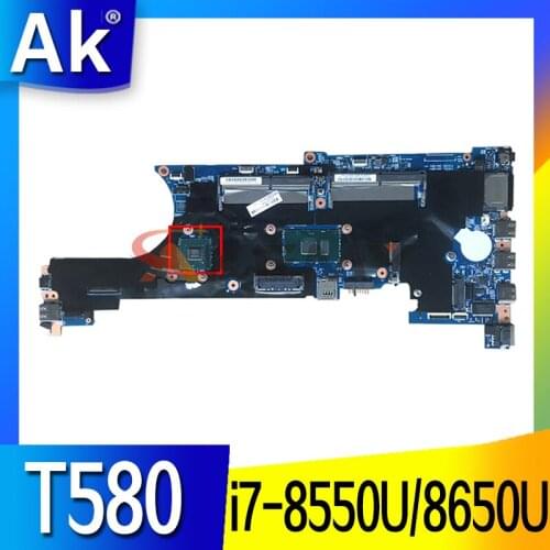 For Thinkpad P52S T580 Laptop Motherboard CPU:i7-8550U/8650U GPU:2G 17812-1 DDR4 FRU 01YR246 01YR264 01YR277 01YR276 01YR247