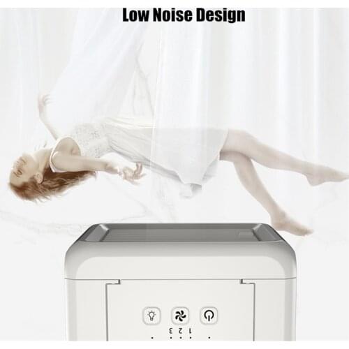 Home Desktopair conditioner With 2 Water Tanks refrigeration 7 Colors Light Conditioning Humidifier Purifier USB Air Cooler Fan