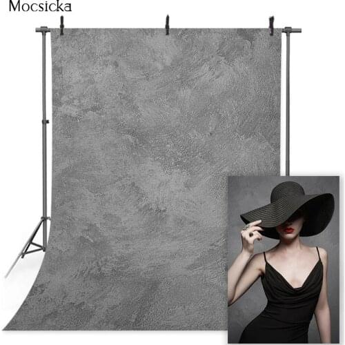 Grey Brick Texture Background for Photo Booth Studio Adult Kids Portrait Photography Backdrop Women Birthday Art Photocall Prop