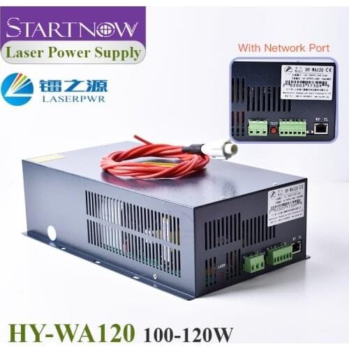 HY-WA120 CO2 Laser Power Supply 110V 220V Cutting Engraving Machine Spare Parts For 100/120W CO2 Laser Tube HY W120 Source