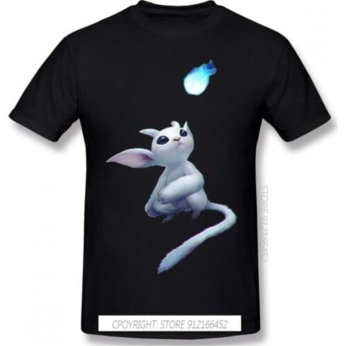 Ori And The Blind Forest Naru Gumo Kuro Game TShirts For Men Cool Funny O-Neck 100% Cotton T Shirt