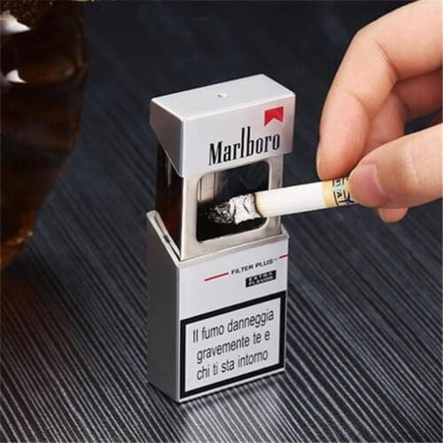 Mini Creative Personality Pocket Ashtray Portable Smoke Exterminator Fashionable Ash Box Gift Goods