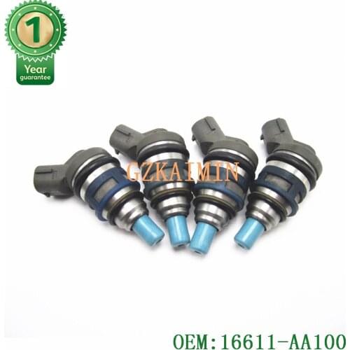 SET 4 high quality FUEL NOZZLE INJECTOR nozzle 16611-AA100 16611AA100 For subaru Impreza GT 93-99