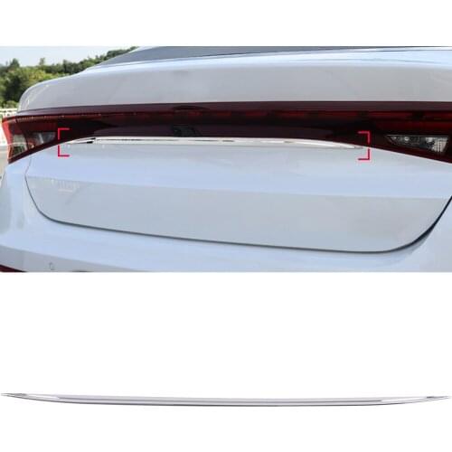 Car Styling 1PCS Stainless Steel Rear Trunk Lid Molding Strip Cover Trim for Kia Optima K5 2020 2021 Accessories