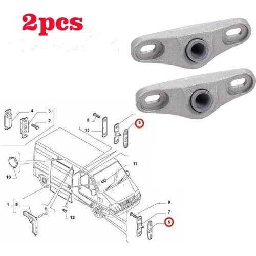 2pcs Sliding Door Locator Guide Catch 1358687080 for Fiat Ducato for Peugeot Boxer for Citroen Jumper 1994-2012 1358687080
