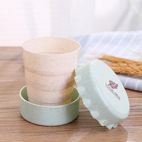 Travel folding telescopic cup compression cup portable gargle cup outdoor food grade safety cup portable folding drinking cup