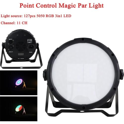 4Pcs/Lot Stage Light LED 127pcs RGB 3IN1 Point Control Magic Wash Par Light DMX Sound Music DJ Club Disco Party Effect Lighting