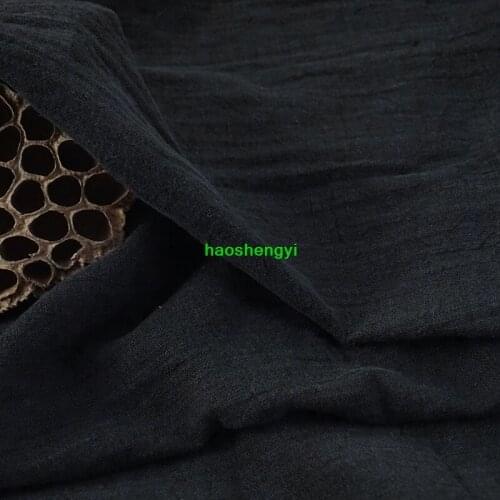 Special craft autumn and winter thick yarn-dyed linen cotton garment fabric