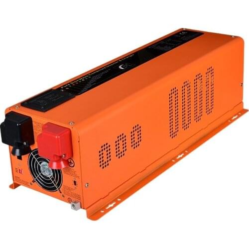 LED 4KW DC48V AC120V&240V US Split Phase Dual Output Pure Sine Wave Power Inverter & Battery Charger Off-grid Solar System