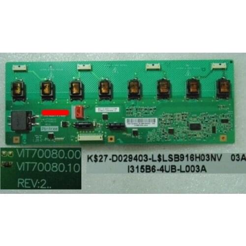 VIT70080.00 VIT70080.10 connect with HIGH VOLTAGE board forL32K1A TLM32V67K T-CON connect board