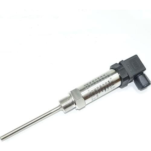 Plug-in integrated temperature transmitter thermal resistance 0-10V output temperature sensor PT100 sensor 50x6mm plunger