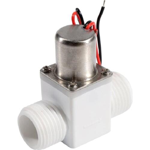 1PC G1/2" BSP Male Thread Single Way Water Inlet Induction sanitary ware bistable One Way pulse solenoid valve DC 3.6-4.5V