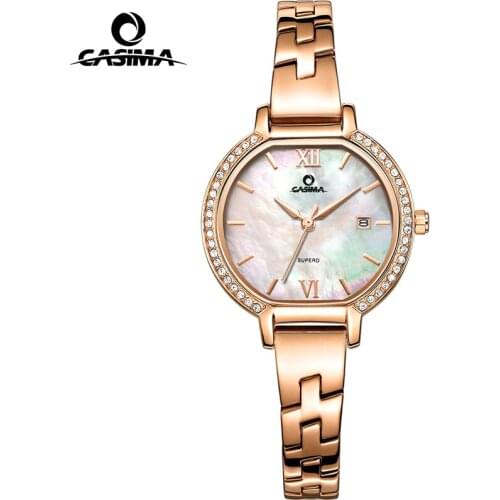 2018 CASIMA Luxury Brand Bracelet Watches Women Fashion Casual Ladies Quartz Wrist Watch Womens Waterproof 2614