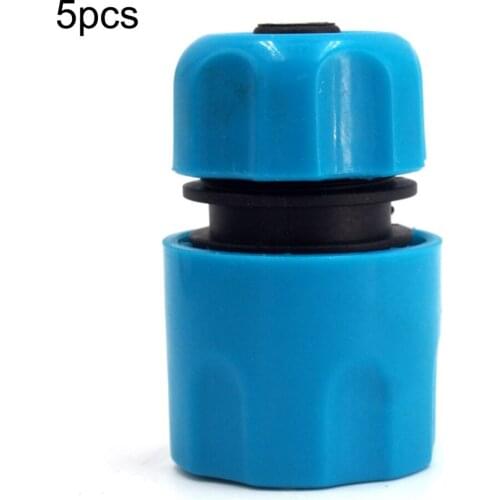 5Pcs Garden Water Pipe Sealing Connectors Hose Fittings Irrigation System For Water Blaster Connector 1/2" 3/4'' Tap