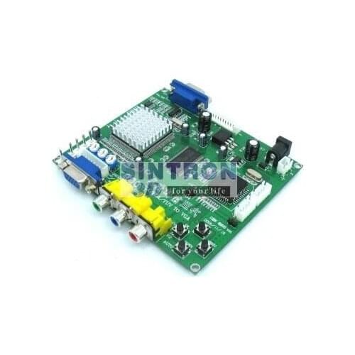 Arcade game RGB/CGA/EGA/YUV to VGA HD video converter board 1 VGA output