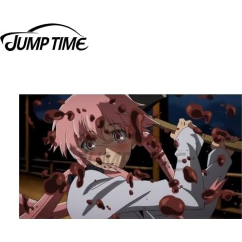 JumpTime 13 x 6.5cm For Yuno & Axe Car Stickers Trunk Laptop Decal Motorcycle RV Occlusion Scratch Car Styling Decals Decoration