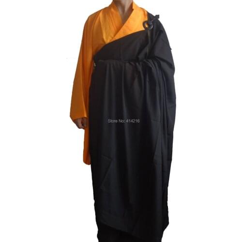 Top quality WOOKDENHOOK buddhist monk robesgown buddism wuyi lay suits martial arts kung fu meditation uniforms costumes