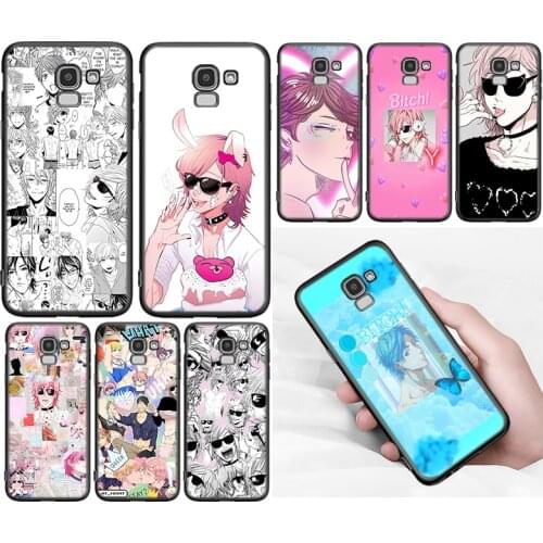 Anime Yarichin Club Cover For Samsung Galaxy J8 J7 Duo J6 J5 Prime J4 Plus J3 J2 Core 2018 2017 2016 Phone Case