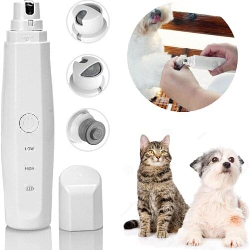 Pet Nail Grinder Electric USB Nail Clippers For Pet Dog Cat