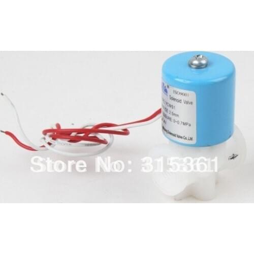 Free Shipping 1/4" Electric Solenoid Valve 12-Volt DC, N/C, RO, Air, Water BBTF 12VDC