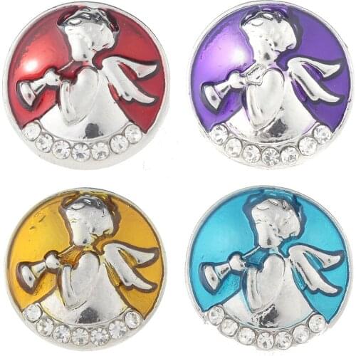 JaynaLee 18-20mm Metal Ginger Snap Button Fit Ginger Snaps Bracelets Jewelry for women men gifts GJS4537