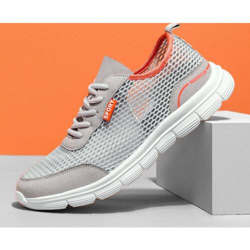 Summer Light New Sneakers Men Mesh Breathable Casual Shoes Comfortable Lace Up Couple Sports Shoes Zapatillas De Hombre 38-48