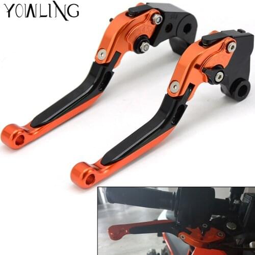 Motorcycle CNC Brake Clutch Levers Adjustable foldable Levers For 990 Super 2005 2006 2007 2008 2009 2010 1011 2012