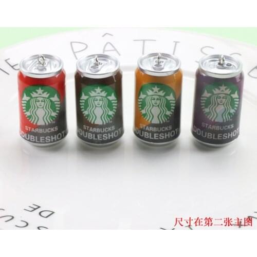 Novelty earrings Korea earrings quirky jewelry simulation cans Xingke cup beverage bottle bag pendant earring accessories