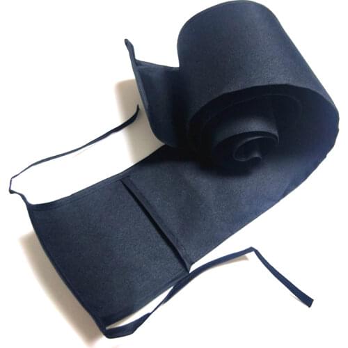 NooNRoo 100% Cotton Bag for fly rod blank 4 section fly rod bag Black color cloth high quality Fly Fishing Rod bag 32.8g