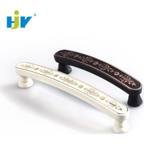 HJY Retro Drawer Handle Wardrobes Furniture Vintage Kitchen Furniture Handle Cupboard Zinc Alloy Living Room Cabinet Pulls Z043
